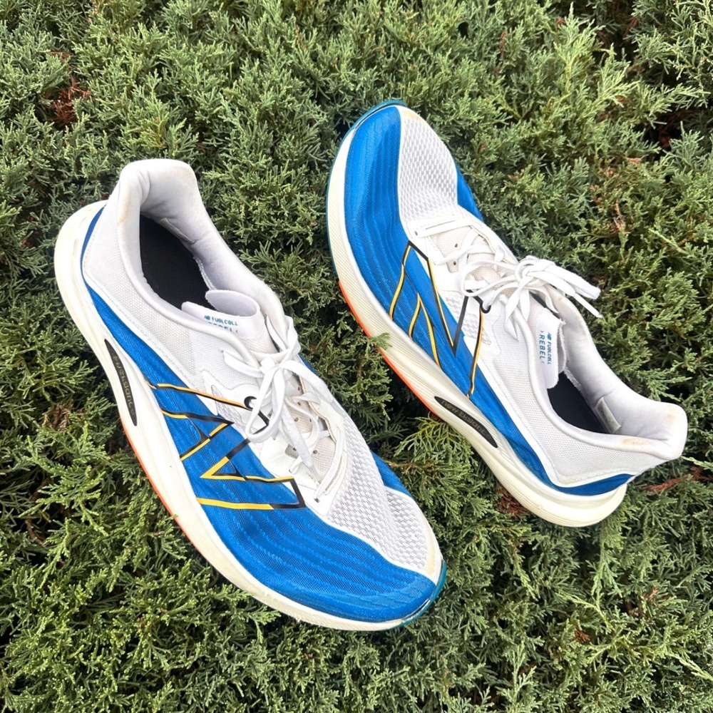New Balance FuelCell Rebel v2 Men's Athletic Shoes Size 13 Laser Blue White